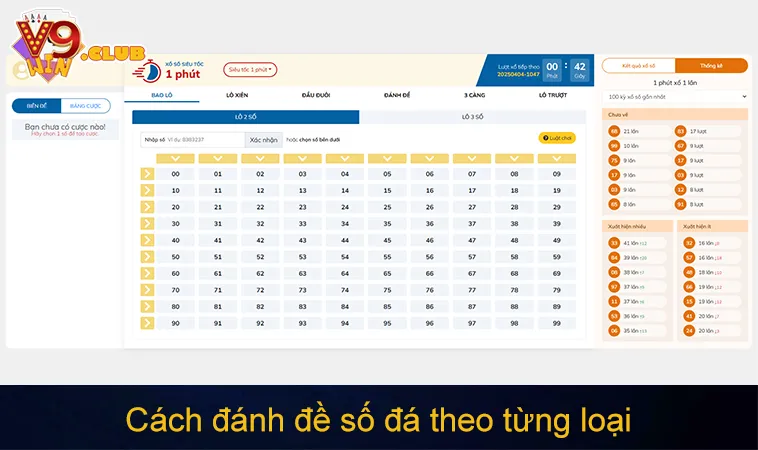 Cách đánh đề số đá theo từng loại
