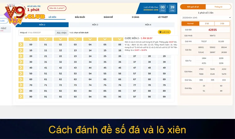 So sánh cách đánh đề số đá và lô xiên theo cơ chế trúng