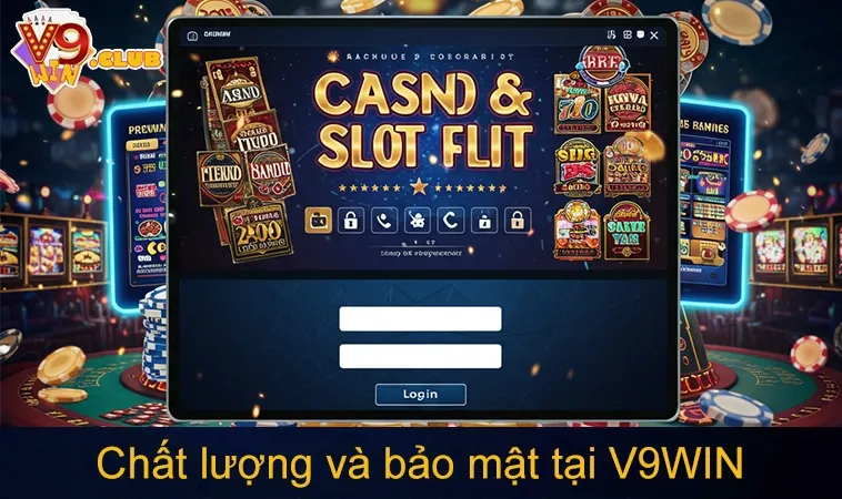 Chất lượng và bảo mật tại V9WIN đảm bảo trải nghiệm an toàn